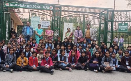 पीएम श्री योजना के तहत सिरोही की 70 बालिकाओ ने किया शैक्षिक भ्रमण