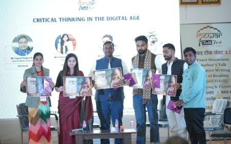 रंगमंच पर 1893 का शिकागो भाषण का दृश्य जीवंत हुआ, श्रोता स्वत्व से हुए विभोर :एमटीएफ 3.0 का समापन, प्रतिभागियों का हुआ सम्मान