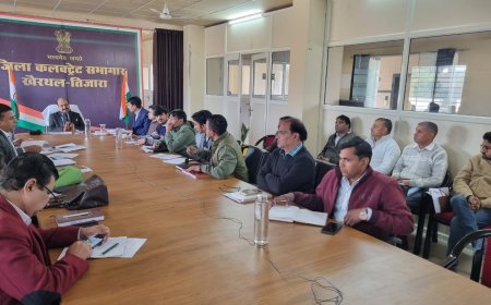 साप्ताहिक समीक्षा बैठक हुई आयोजित: जल जीवन मिशन की मासिक बैठक का आयोजन