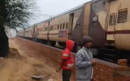 16 जनवरी को रामगढ़ स्टेशन से हरी झंडी दिखाकर बीकानेर प्रयागराज एक्सप्रेस ट्रेन  करेंगे रवाना,प्लेटफार्म की लम्बाई बढाने का कार्य  हुआ  पूरा