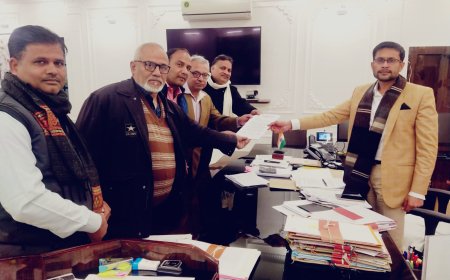 जार' पदाधिकारियों ने कलेक्टर मेहता से  की मुलाकात,  पत्रकारों के हित में दिया आग्रह पत्र