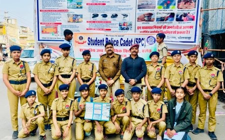 हलेड एसपीसी ट्रप ने जाने यातायात व अग्निशमन के नियम