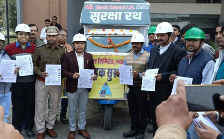 सड़क सुरक्षा को लेकर बड़ी पहलः श्री सीमेंट गोठड़ा में सेमिनार और जागरूकता रैली, यातायात नियमों की पालना पर दिया जोर