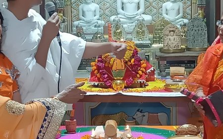 शांतिनाथ जैन मंदिर में पंचकल्याणक महोत्सव की तैयारी: मुनि समत्व सागर महाराज करेंगे अध्यक्षता
