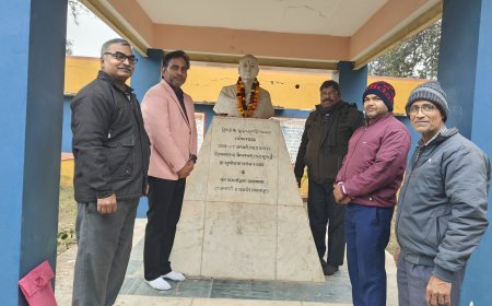 हिंन्दी के मूर्धन्य साहित्यकार, साहित्य जगत के पुरोधा एवं प्रसिद्ध उपन्यासकार डॉ. रांगेय राधव के जन्मदिवस के अवसर पर जयंती मनाई