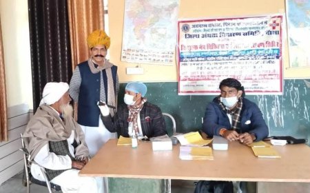सेठ रामस्वरूप अग्रवाल लायंस आई हॉस्पिटल मण्डावर के द्वारा पिनान पंचायत मुख्यालय पर नि: शुल्क नेत्र जांच एवं लैंस प्रत्यारोपण शिविर आयोजित