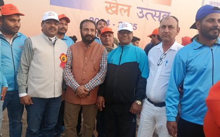 अलवर सांसद खेल उत्सव में आज दूसरे दिन सभी खेलों के हुए फाइनल मैच