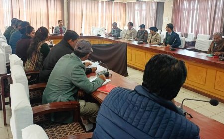 जिला कलक्टर की अध्यक्षता में साप्ताहिक समीक्षा बैठक आयोजित:  विकास कार्य गुणवत्ता के साथ निर्धारित समय पर पूरे हों-जिला कलक्टर