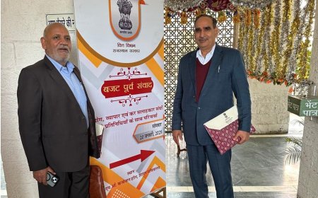 उद्योग, व्यापार एवं कर सलाहकार संघो के प्रतिनिधियों के साथ CM भजनलाल ने की बजट पूर्व चर्चा