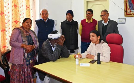 नि:शुल्क नेत्र शिविर में 41नेत्र रोगियो का किया उपचार