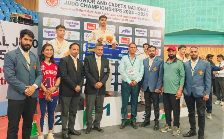राष्ट्रीय जूडो खेल में राहुल ने राजस्थान का परचम लहराया