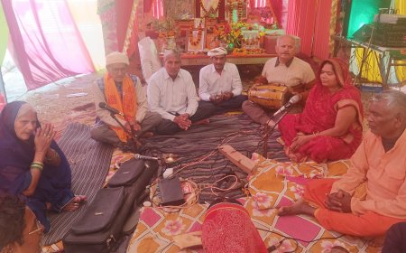 प्रयागराज महाकुंभ में सेक्टर नंबर 21 में राम कथा का आयोजन