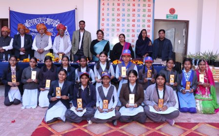 टपूकड़ा के राबाउमा विद्यालय मे आयोजित हुआ वार्षिकोत्सव व प्रतिभा सम्मान समारोह