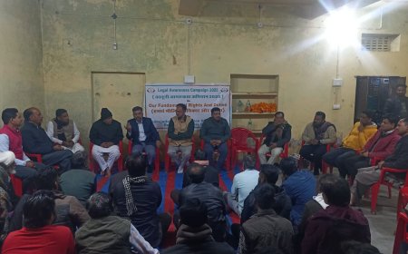 एपीसीआर ने जहाजपुर में किया कानूनी जागरुकता कार्यक्रम