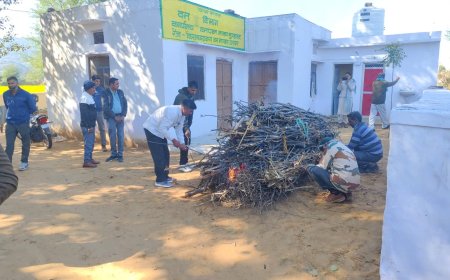 दुर्घटना में लेपर्ड की मौत: राजकीय समारोह के साथ किया दाह संस्कार