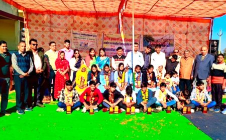 राजकीय उच्च माध्यमिक विद्यालय सुन्हेड़ा  में पुरस्कार वितरण समारोह एवं वार्षिक उत्सव हुआ आयोजित