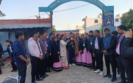 राज इंटरनेशनल स्कूल महवा में स्पोर्ट्स मीट ‘‘दंगल-2025’’ का शुभारम्भ