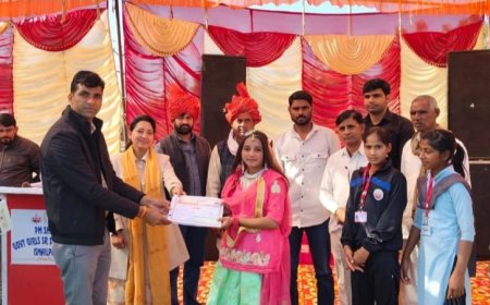 इस्माइलपर के पीएम श्री स्कूल में मनाया गया वार्षिक उत्सव: प्रतिभाओं का  किया सम्मान