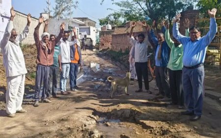 जल जीवन मिशन के कार्य की धीमी गति और लापरवाही से उद्देश्य बाधित:ग्रामीणों में आक्रोश,लोग गड्डों में गिरकर हो रहे चोटिल