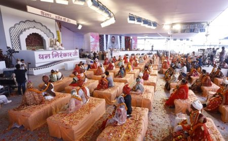 सद्गुरु के पावन सानिध्य में आयोजित निरंकारी सामूहिक विवाह