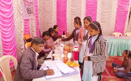 पीएमश्री राबाउमावि तखतगढ़ में स्वास्थ्य शिविर हुआ आयोजित