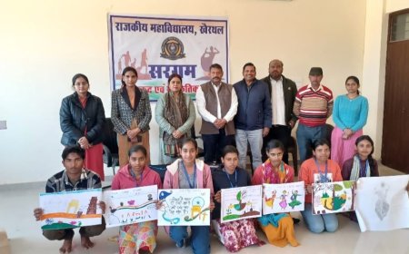 तीसरे दिन अहल्याबाई होल्कर के योगदान पर हुई भाषण प्रतियोगिता: शहीद दिवस पर महात्मा गांधी को दी श्रद्धांजलि