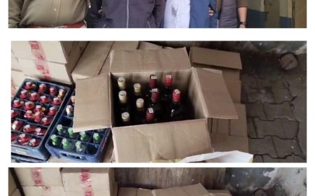 ड्राई-डे होने के बाबजूद अवैध रूप से शराब बेचने के मामले में 2 गिरफ्तार,  करीब 1.60 लाख रूपये की अवैध शराब जप्त