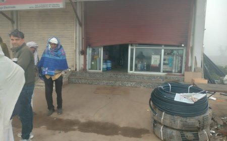 छौकरवाला कला में 10 लाख रुपए का तांबे का तार चोरी - अज्ञात चोरों ने दुकान की शटर तोड़ की चोरी