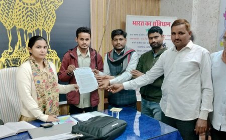 राजीव गांधी युवा मित्रो ने रैणी एसडीओ को मुख्यमंत्री-राजस्थान सरकार के नाम ज्ञापन सौपा