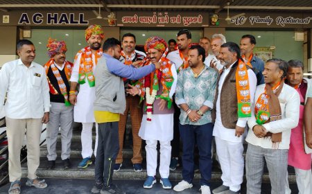 भाजपा ओबीसी मोर्चा प्रदेश अध्यक्ष गेदर का किया अभिनंदन