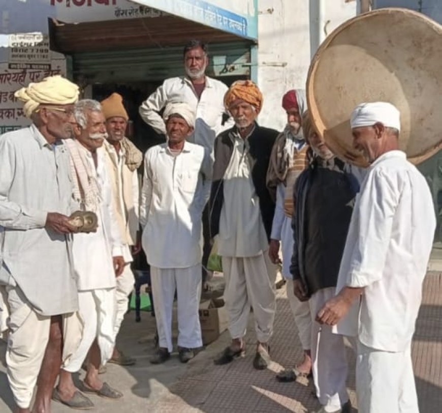 चौफुल्या चंवरा मैं नीमकाथाना जिले को यथावत रखने को लेकर मुख्यमंत्री के  नाम भेजा ज्ञापन