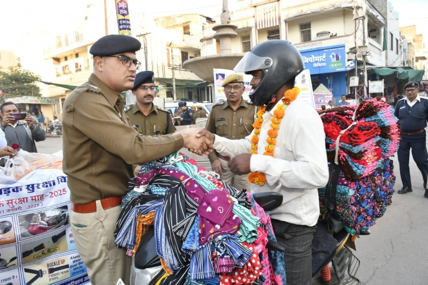 “परवाह“ थीम पर संचालित सड़क सुरक्षा माह के तीसरे दिन जिला प्रशासन एक्टिव मोड पर