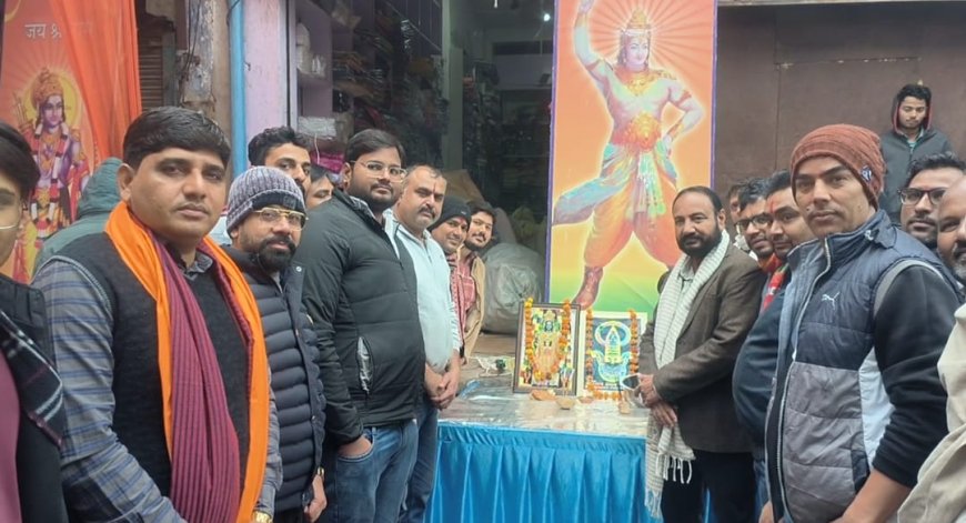 श्री रामलाल की प्राण प्रतिष्ठा की प्रथम वर्षगांठ पर गोविन्दगढ़ में हजारों श्रद्धालुओं ने किया भंडारे में प्रसाद ग्रहण