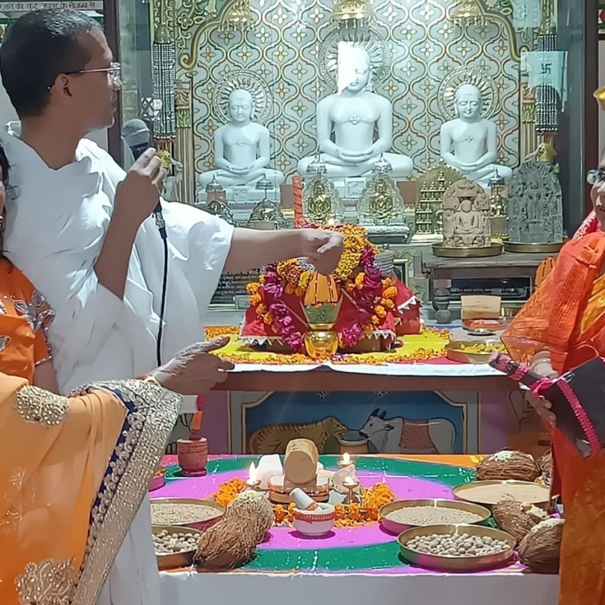 शांतिनाथ जैन मंदिर में पंचकल्याणक महोत्सव की तैयारी: मुनि समत्व सागर महाराज करेंगे अध्यक्षता