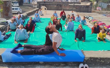 सूर्य सप्तमी के उपलक्ष में सूर्य नमस्कार का हुआ आयोजन