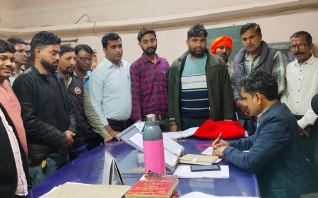 उपखंड अधिकारी को अव्यवस्थाओं को लेकर सोपा ज्ञापन