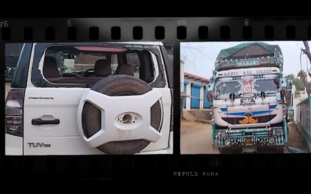 ऑवरलेडिंग पर कार्यवाही के दौरान पुलिस पर जमकर पथराव:  आरोपी छुडाने का प्रयास, सात गिरफ्तार अन्य फरार, पुलिस की गाडी क्षतिग्रस्त 