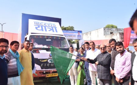 जन-जन को जल, जंगल और जमीन बचाने का संदेश देती प्रधानमंत्री कृषि सिंचाई योजना की जलग्रहण यात्रा का खैरथल-तिजारा में भव्य शुभारंभ