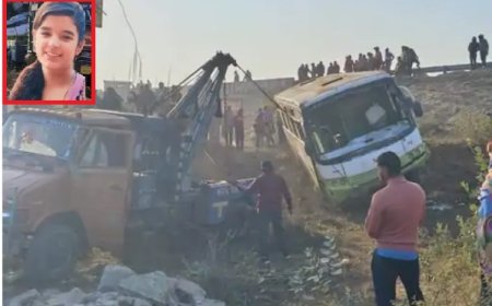 11 महीने से बिना फिटनेस के सरपट दौड़ रही स्कूल बस के ब्रेक फेल, पुलिया से गिरी: 12वीं की छात्रा की मौत, 9 घायल