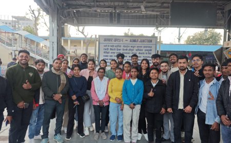 अंतर जिला युवा आदान-प्रदान कार्यक्रम बाड़मेर के लिए अलवर जिले की टीम रवाना