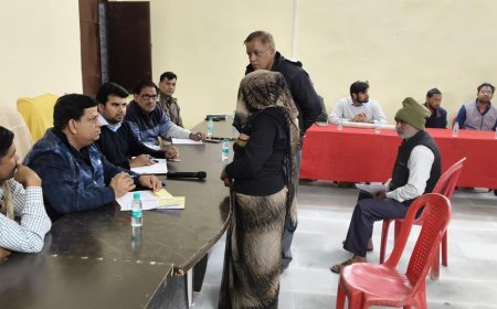 अतिरिक्त कलक्टर ने की खरौटी में जनसुनवाई