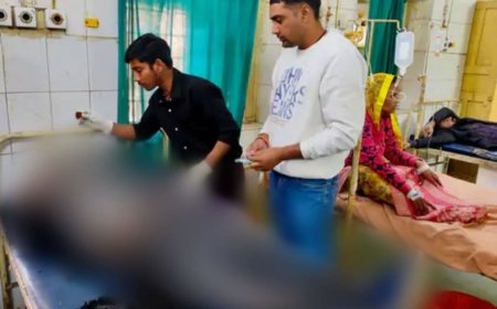 तेज रफ्तार और लापरवाही का नतीजा:ट्रैक्टर-ट्रॉली ने बाइक सवार दो युवकों को मारी टक्कर,गंभीर घायल