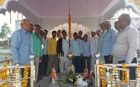 पोसाना में शिव-परिवार की मुर्तियो की हुई प्राण प्रतिष्ठा,  सर्व समाज की तरफ से आयोजित हुआ धार्मिक कार्यक्रम