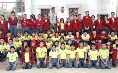 द बोहराज ग्लोबल सीनियर सेकेंडरी स्कूल महुवा तीन दिवसीय स्काउट गाइड का दिया कोमल पद प्रशिक्षण