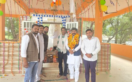 मुंडावर कस्बे के गांव माणका में बाबा समाध वाले का विशाल भंडारे  किया गया आयोजन