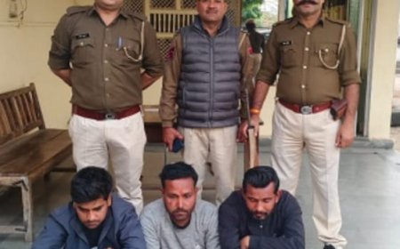 महुआ में अनैतिक देह व्यापार का भंडाफोड़ तीन पुरुष तीन महिलाएं गिरफ्तार