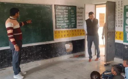 एसडीएम ने किया सरकारी स्कूलों का औचक निरीक्षण: साफ-सफाई की स्थिति मिली खराब