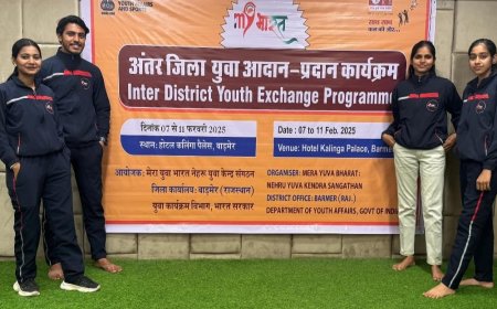 खैरथल महाविद्यालय के चार युवाओं का माई भारत यूथ एक्सचेंज कार्यक्रम के लिए हुआ चयन