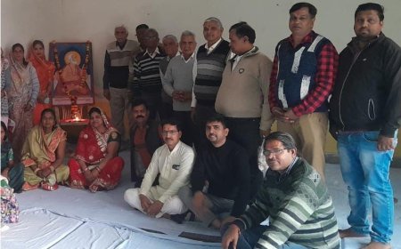 विजयवर्गीय समाज ने मनाई रामचरण जी महाराज की जयंती