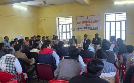 आमजनकी समस्याओं को अधिकारी कर्मचारी तुरंत सुनवाई कर करें  समाधान - विधायक राजेंद्र मीणा 